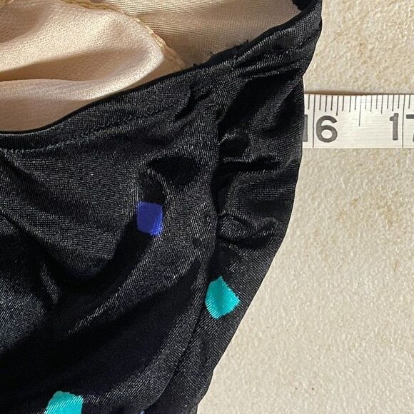 Vintage 80's Rose Marie Reid Bow One Piece 16 - Picture 9 of 9